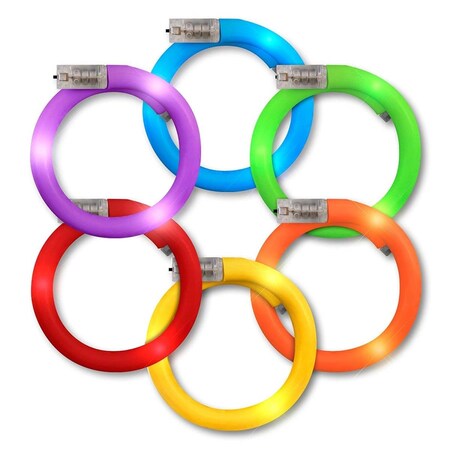 Endless Games LED Rainbow Tube Bracelets, Assorted Color, 12PK EN3335775